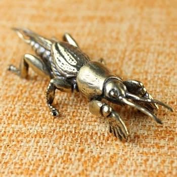 Amazon.co.jp: 25.2g おけら オケラ 置物 置き物 茶道具 蓋置